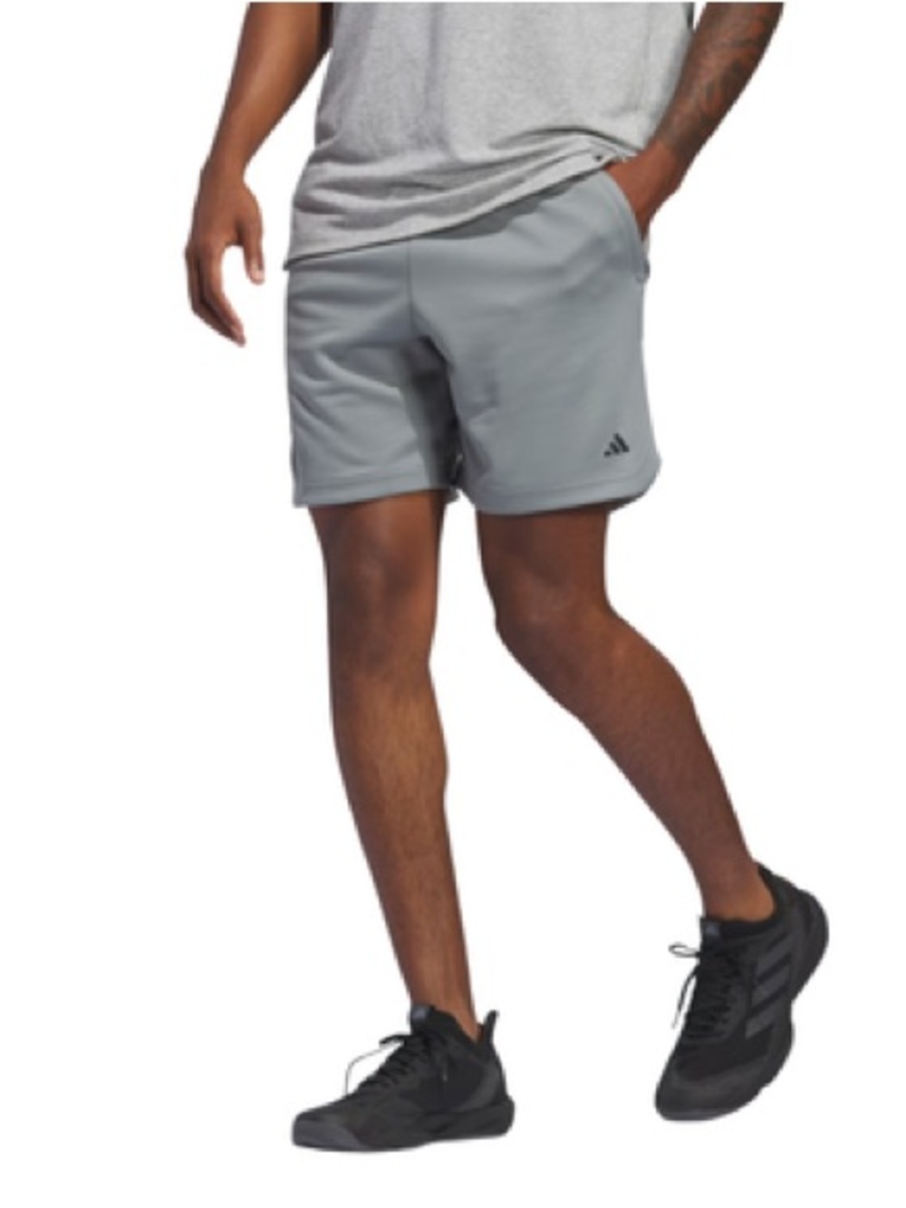 NWT Adidas Men's Axis Knit 4.0 Training Shorts in Grey Three M
